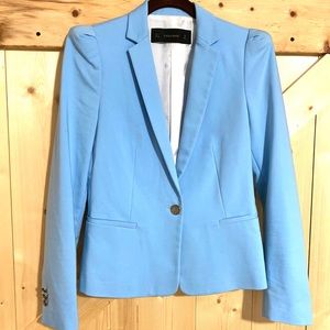 FIRM- Zara Basic Blue puffy shoulder blazer jacket